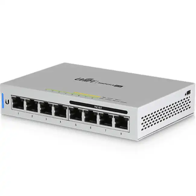 Коммутатор Ubiquiti UniFi Switch 8 (US-8-60W v2) фото