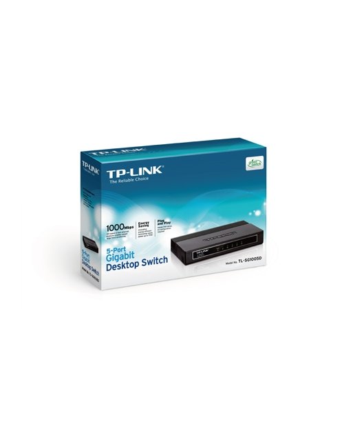 картинка TP-Link TL-SG1005D 5-портовый гигабитный настольный коммутатор от магазина itmag.kz