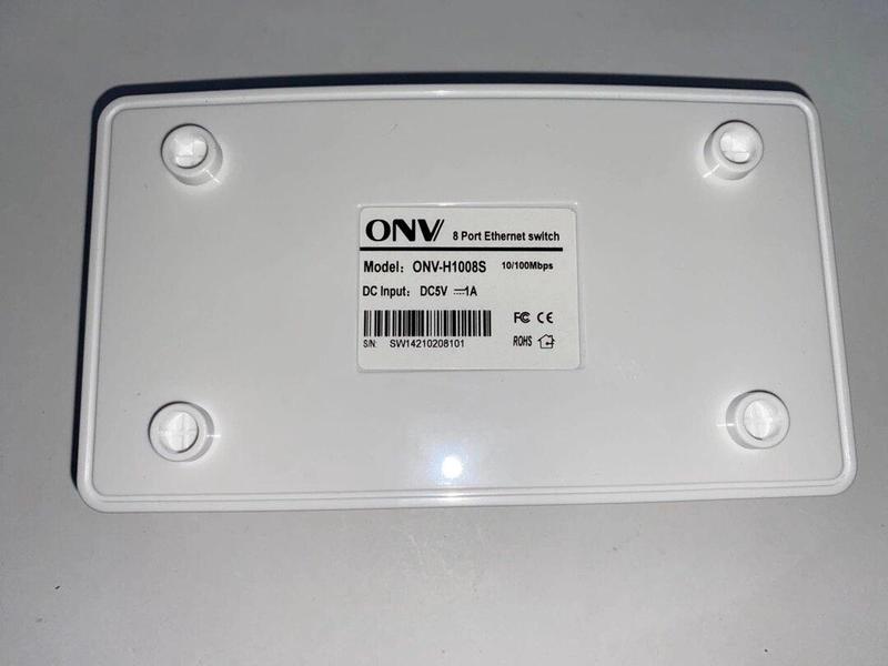 Коммутатор  8-портовый ONV- H1008S Mini (H1008S) фото