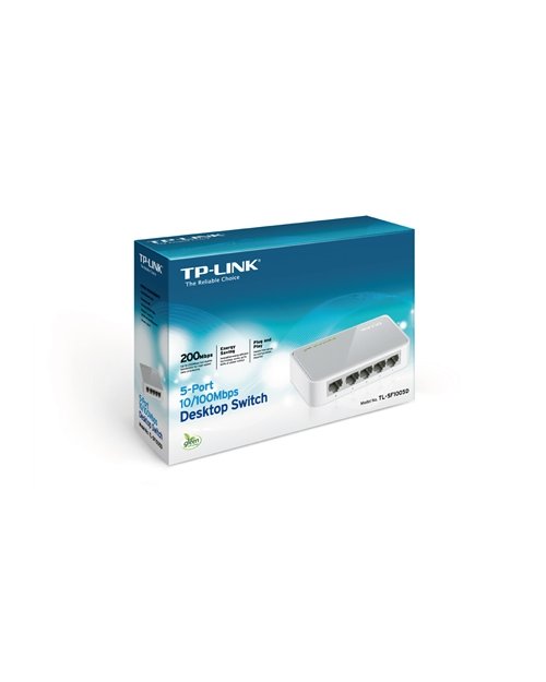 картинка TP-Link TL-SF1005D 5-портовый 10/100 Мбит/с настольный коммутатор от магазина itmag.kz