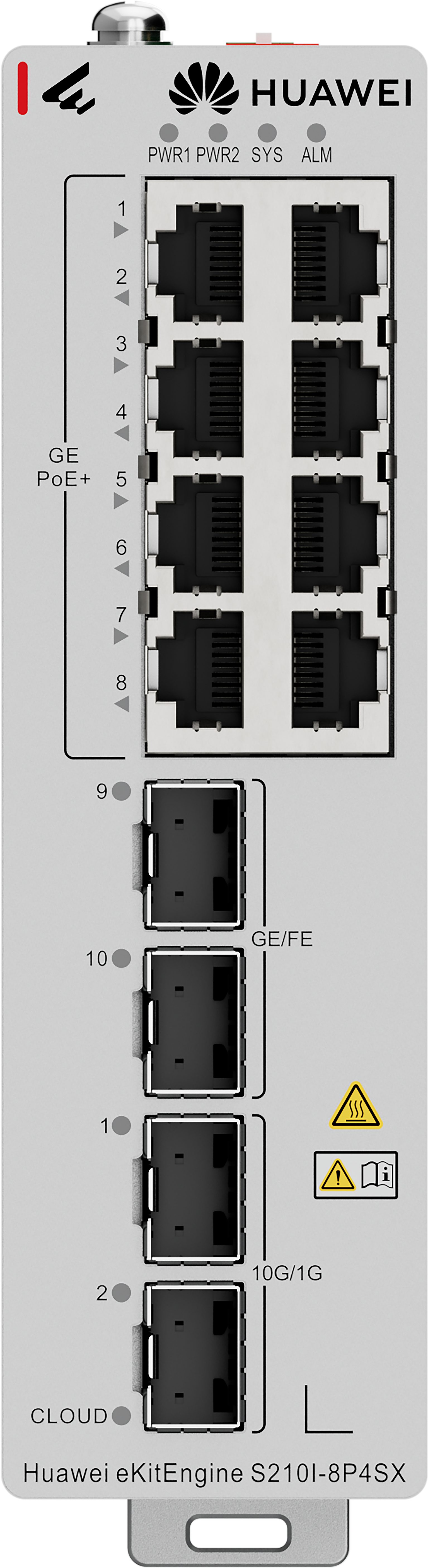 Коммутатор Huawei S210I-8P4SX PoE (98012933) фото