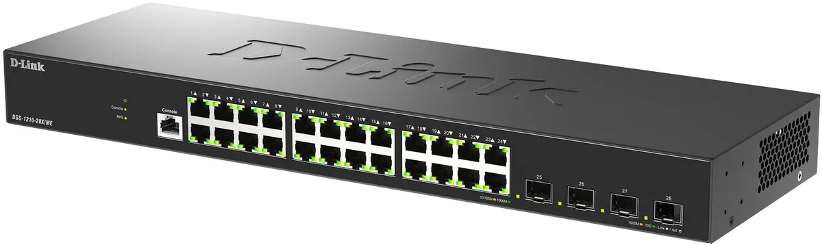 Коммутатор D-Link DGS-1210-28X/ME (DGS-1210-28X/ME/C1A) фото