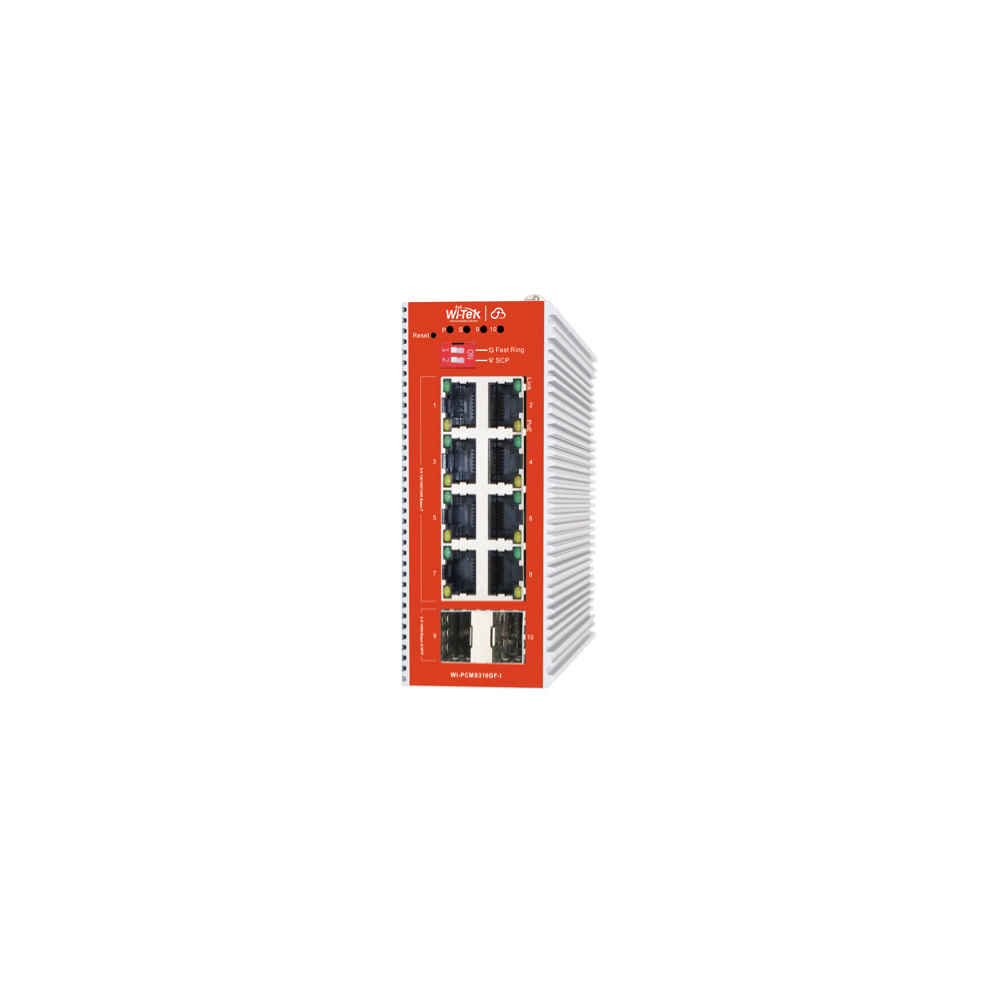 Коммутатор промышленный L2 Wi-Tek WI-PCMS310GF-I  (WI-PCMS310GF-I) фото