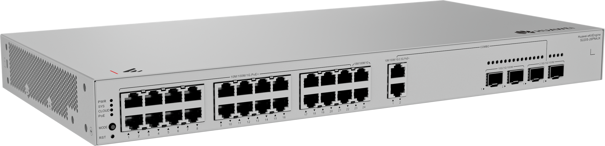 Коммутатор Huawei S220S-26PN4JX PoE  (98012521) фото