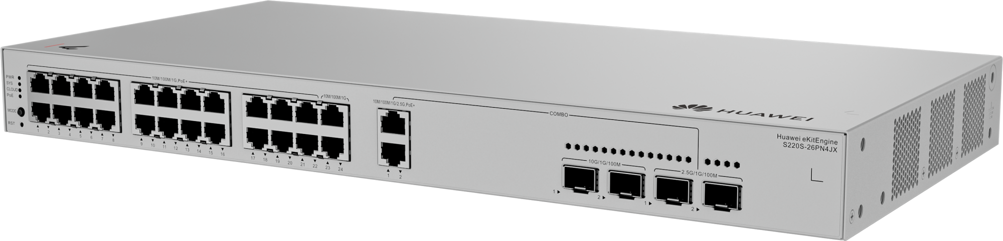 Коммутатор Huawei S220S-26PN4JX PoE  (98012521) фото