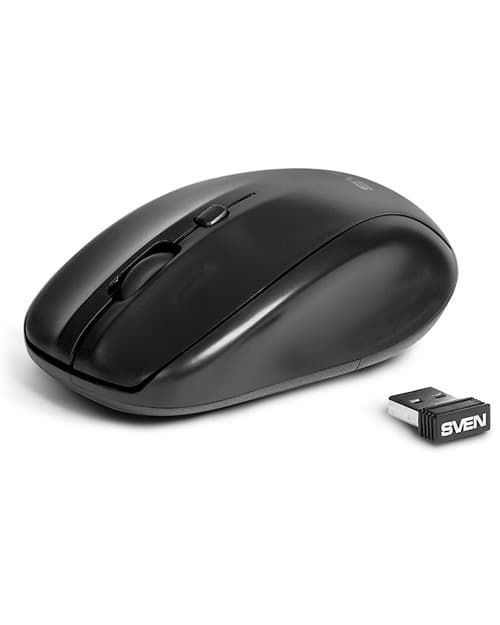 картинка Беспроводная компьютерная мышь  SVEN RX-305 black от магазина itmag.kz