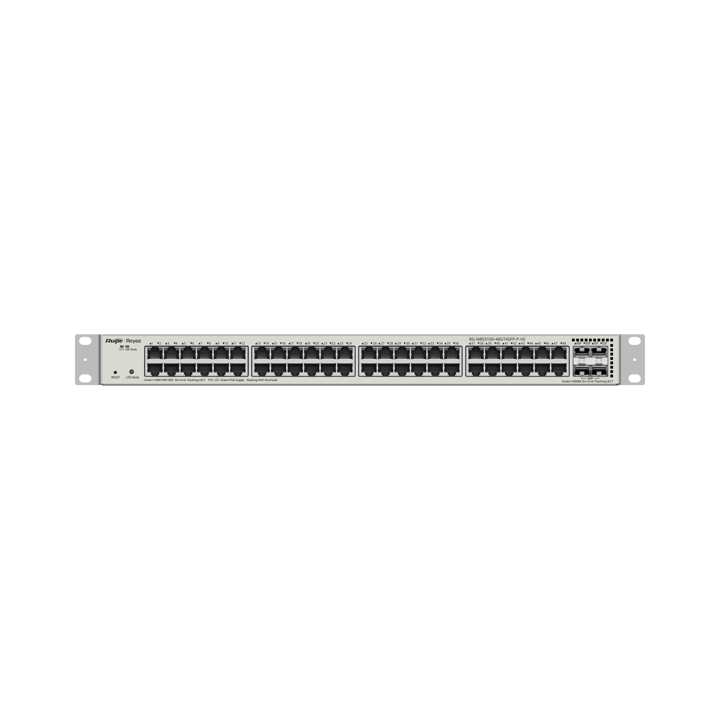 Коммутатор Ruijie | Reyee RG-NBS3100-48GT4SFP-P-V2 (RG-NBS3100-48GT4SFP-P-V2) фото