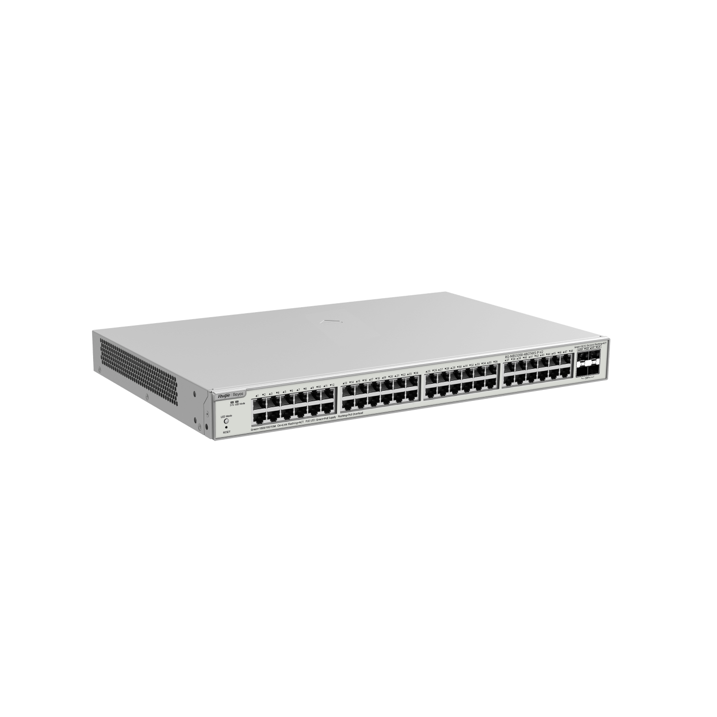 Коммутатор Ruijie Reyee RG-NBS3200-48GT4XS-P-V2 (RG-NBS3200-48GT4XS-P-V2) фото