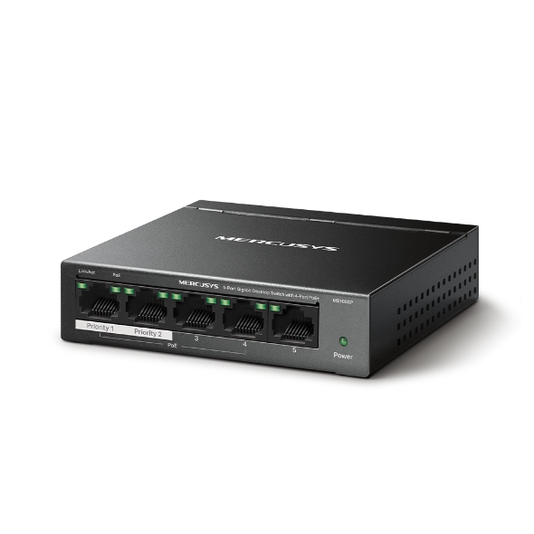 Коммутатор GbE  5-портовый Mercusys MS105GS  (MS105GS(UN)) фото