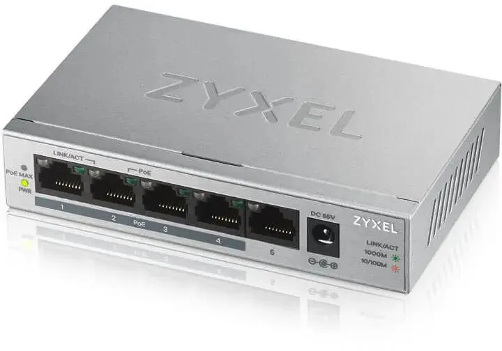 Коммутатор Zyxel GS1005HP (GS1005HP-EU0101F) фото