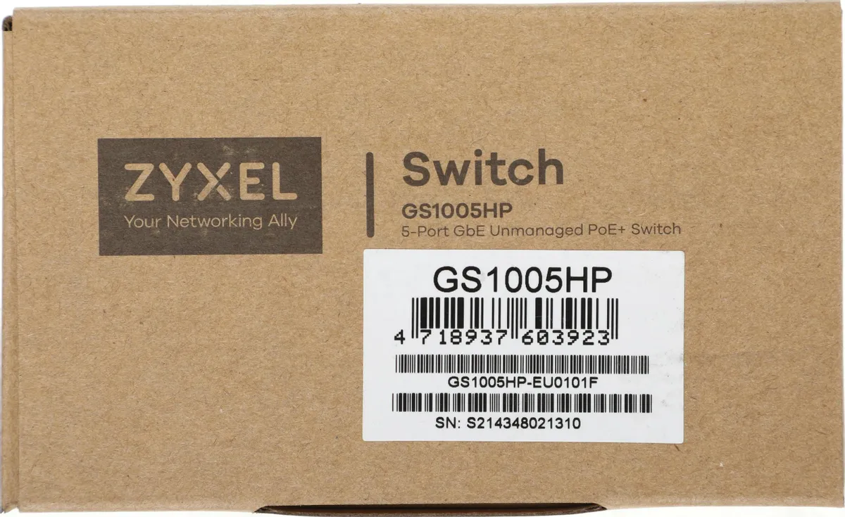 Коммутатор Zyxel GS1005HP (GS1005HP-EU0101F) фото