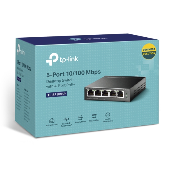 Коммутатор TP-Link TL-SF1005P (TL-SF1005P(UN) V2.0/TL-SF1005P(UN) V4.0) фото