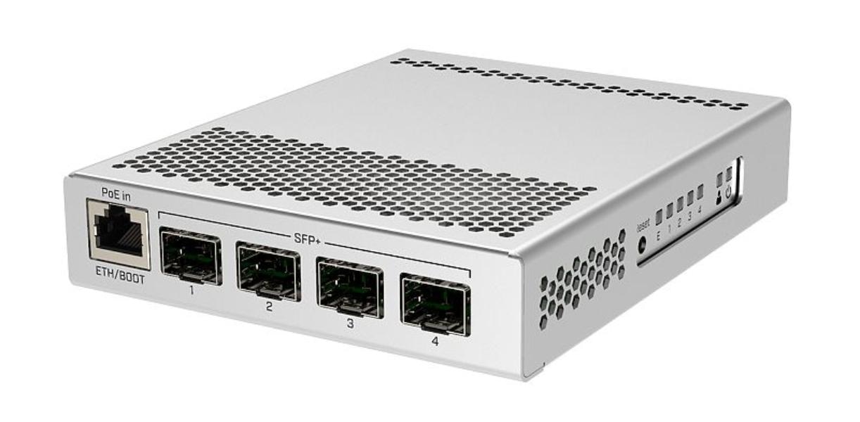 картинка Сетевой коммутатор MikroTik CRS305-1G-4S+IN Cloud Router Switch 4SFP+, 1xGbLAN, 512 Mb от магазина itmag.kz