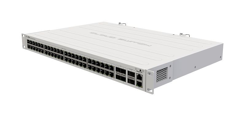 картинка Сетевой коммутатор MikroTik CRS354-48G-4S+2Q+RM Cloud Router Switch, 48x10/100/1000, 4x10G SFP+ от магазина itmag.kz