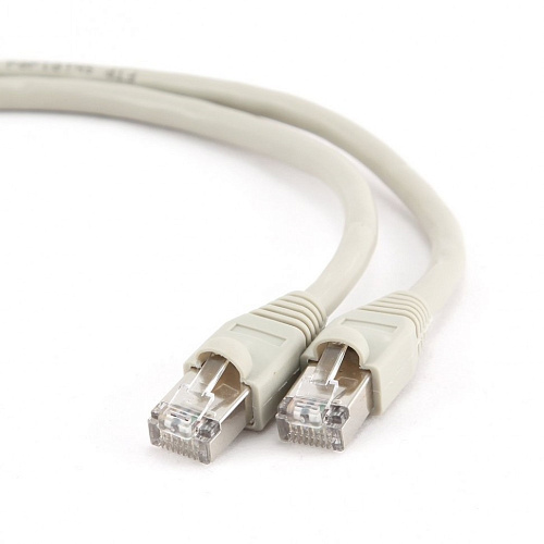 Патч-корд FTP Cablexpert PP6-5m кат.6, 5м, литой, многожильный (серый) (PP6-5M) фото