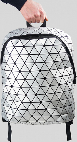 Рюкзак для ноутбука 15.6" Rombica Mybag Prisma, Silver (BG-FV002) фото