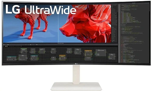 Монитор LG 38WR85QC-W 38'' White (38WR85QC-W.ARUZ) фото