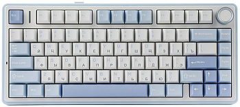 Клавиатура AULA F75, Gray Wood V3 (F75 White+Blue+Purple) фото анонса каталога