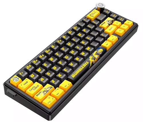 Клавиатура беспроводная Transformers TF-GK02, Yellow (Black) (TF-GK02, Yellow) фото