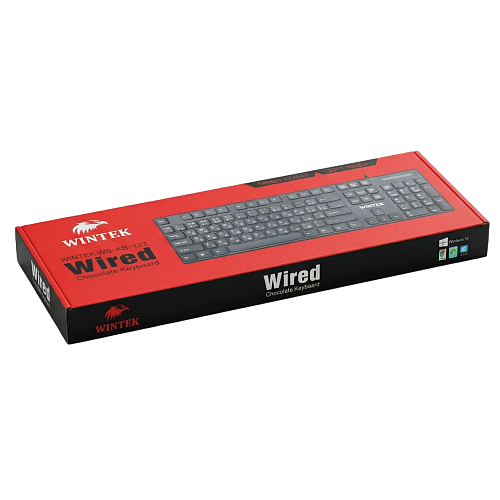 Клавиатура Wintek WS-KB-123, чёрная (WS-KB-123) фото
