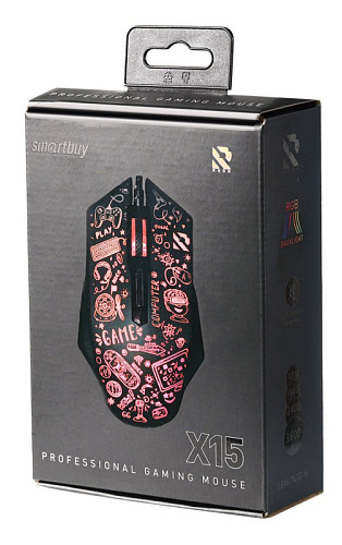 Мышь проводная SmartBuy RUSH X15 (SBM-745G-K) фото