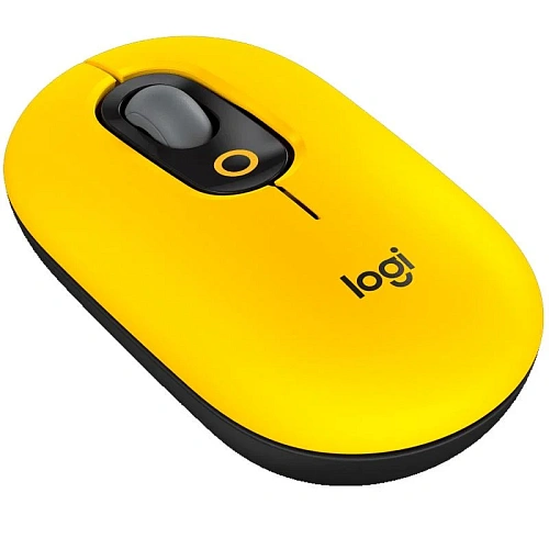 Мышь беспроводная Logitech POP MOUSE, Blast Yellow (910-006546) фото