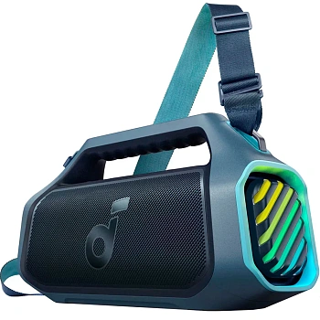 Портативная колонка soundcore Boom 2 Plus Blue (A3134-BLU) фото анонса каталога