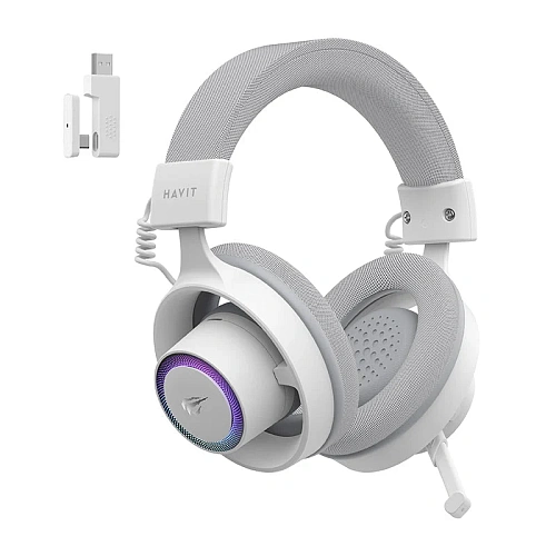 Наушники Havit Fuxi-H8SE, white+gray (2.0301200401035E+15) фото