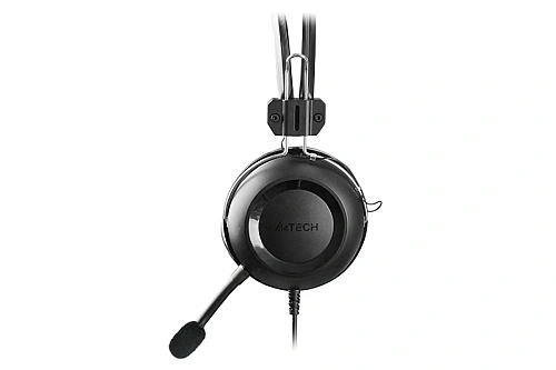 Гарнитура A4Tech HU-35, 2m, USB, Black (HU-35/BLACK) фото