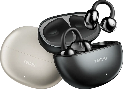 Bluetooth гарнитура Tecno FreeHear 1 Black (OW01-B) фото