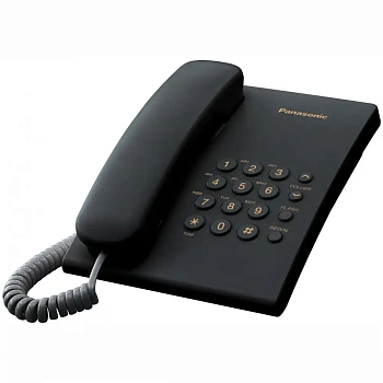 Телефон Panasonic KX-TS2350RU, черный (KX-TS2350CAB/RUB) фото анонса каталога