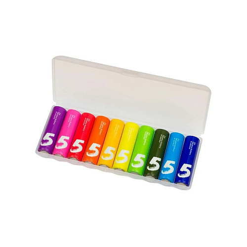 Батарейки Xiaomi AA Rainbow Batteries (10 штук в упаковке) (AA LR6) фото