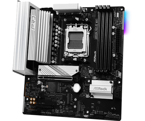  Материнская плата ASRock B850M PRO RS WIFI (90-MXBR70-A0UAYZ) фото