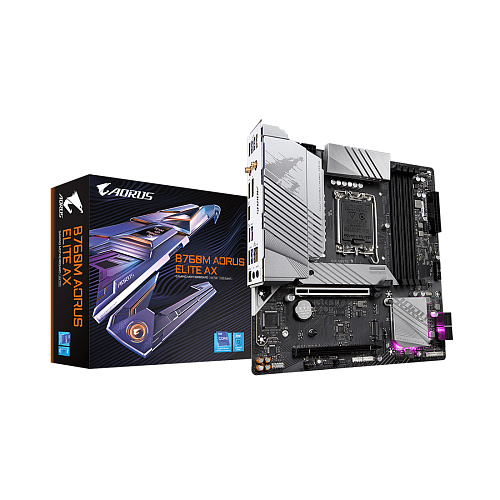 Материнская плата Gigabyte B760M AORUS ELITE AX (B760M AORUS ELITE AX) фото