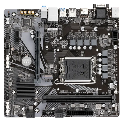 Материнская плата Gigabyte H610M H (H610M H 1.0/H610M H 1.1) фото
