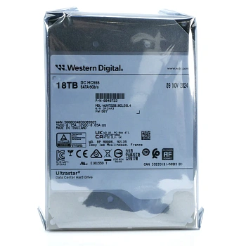 Корпоративный жесткий диск повышенной надежности HDD 18Tb WD ULTRASTAR SATA3 3,5" (WUH722018CLE6L4) фото анонса каталога