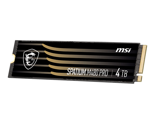 Твердотельный накопитель SSD MSI Spatium M480 PRO 4TB (S78-440R050-P83) фото