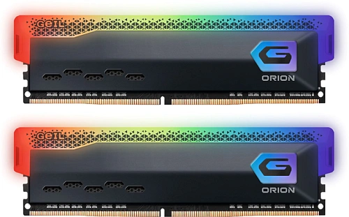 Оперативная память GEIL DDR4 32GB Kit (16GBx2) 3200MHz ORION RGB (AMD) (GOSG432GB3200C16BDC) фото
