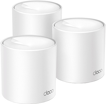 Домашняя Mesh-система Wi-Fi 6 TP-Link Deco X1500(3-pack) (Deco X1500(3-pack)) фото анонса каталога