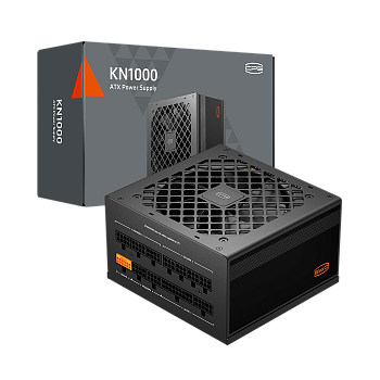 Блок питания PCCooler KN1000, 1000W, 80PLUS GOLD, Черный (P3-KN1000-G1F) фото анонса каталога