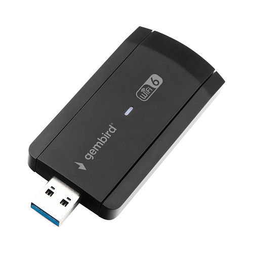 Беспроводной сетевой адаптер USB adapter, Gembird WNP-UA-014, WiFi 6 (WNP-UA-014) фото