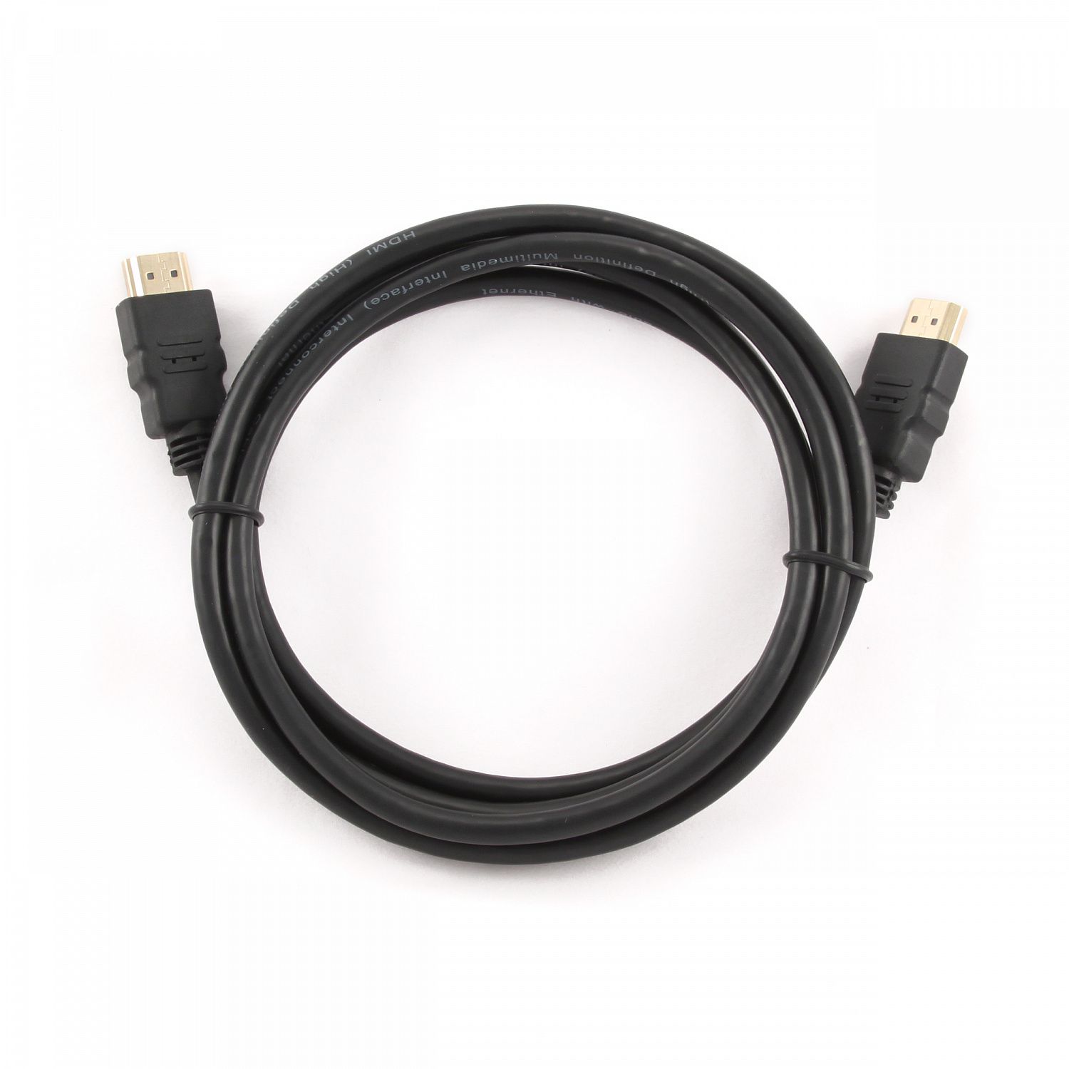 картинка Кабель HDMI Cablexpert CC-HDMI4-6, 1.8м, v2.0, 19M/19M, черный, позол.разъемы, экран, пакет от магазина itmag.kz