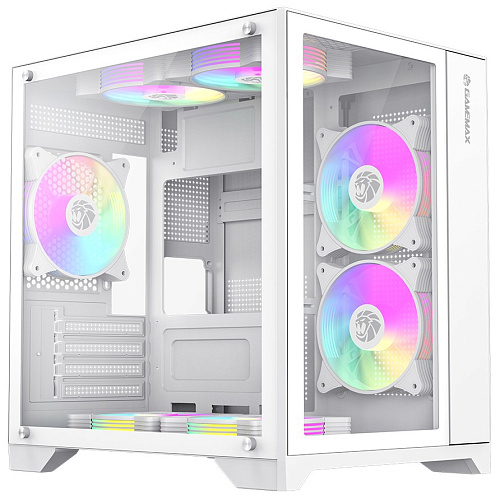 Компьютерный корпус Gamemax Infinity Mini 7 ARGB Fans + Controller White (9101-0000R00190) (9101-0000R00190/9101-0000R0211) фото