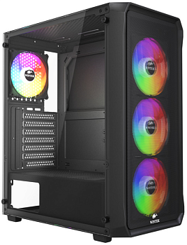 Корпус Wintek Tornado Pro PS195-B-M TG, чёрный (PS195-B-M TG) фото анонса каталога