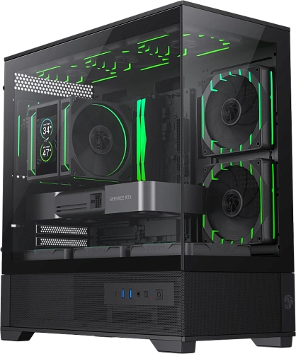Корпус GameMax Vista 2 MB - Black (9101-0600R0015) фото