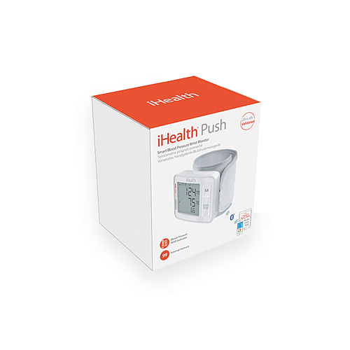 Умный наручный тонометр iHealth PUSH Wrist Smart Blood Pressure Monitor CONNECTABLE (KD-723) фото