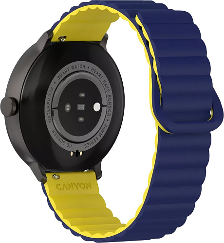 Смарт часы Canyon Jacky SW-69 Blue Yellow (CNS-SW69BL) фото