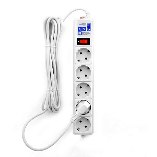 Сетевой фильтр Power Cube B, 5m (SPG-B-15-WHITE) фото