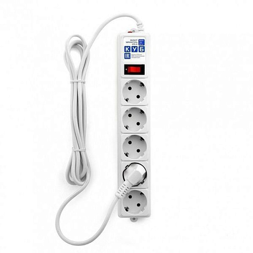Сетевой фильтр Power Cube B, SPG-B-6-White, 1,9m, 5 розеток (SPG-B-6-WHITE) фото