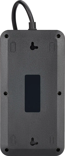 Удлинитель Defender без заземления R218 3 м, 5 розеток, 4xUSB, 1xType-C, черный (99292) фото
